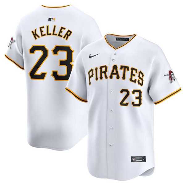 Men's Pittsburgh Pirates #23 Mitch Keller White Home Limited Baseball Stitched Jersey Dzhi,We sell and wholesale Men's Pittsburgh Pirates #23 Mitch Keller White Home Limited Baseball Stitched Jersey Dzhi on line form chian!